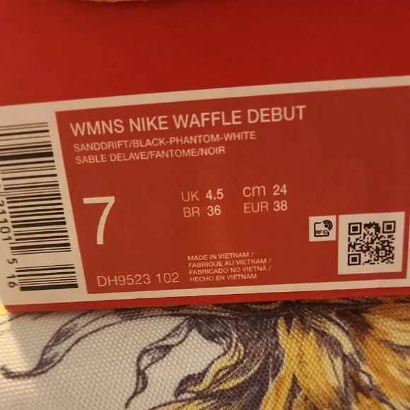 Nike Waffle Debut Sneakers - Sanddrift and Black - Picture 2 of 6